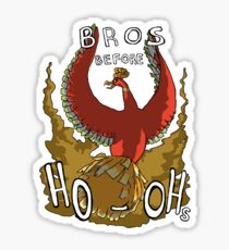 Bros Before Ho-ohs Sticker
