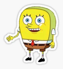 Normal Spongebob Stickers | Redbubble