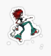 La fille amoureuse d'un clown Sticker
