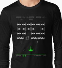 Star Wars Space Invaders! Retro Star Wars Shirt Long Sleeve T-Shirt