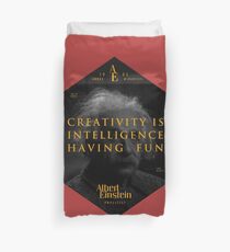 Funda nórdica Cita de: Albert Einstein sobre la creatividad - Camisetas, pósters, pegatinas y regalos