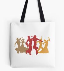Colorful Flamenco Dancers Tote Bag