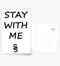 Stay With Me W Postcards