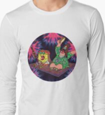 Psychedelic Sponge Long Sleeve T-Shirt