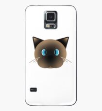 Funda/vinilo para Samsung Galaxy Gato siames