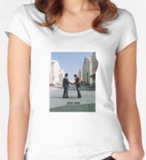 Ich wünschte du wärst hier - pink floyd Tailliertes Rundhals-Shirt