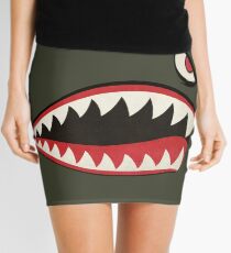 Flying Tigers Nose Art Mini Skirt
