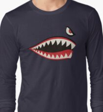 Flying Tigers Nose Art Long Sleeve T-Shirt