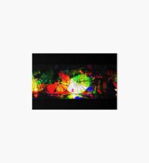 Oriental Parasols Abstract Art Board Print