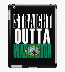 Washington Flag gerades Outta Washington State Home iPad-Hülle & Klebefolie