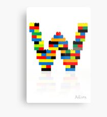 W Metal Print
