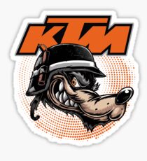 KTM Racing Motorcross Dirt Bike Rider Sticker