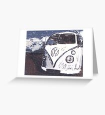 VW Splt Screen Camper 2 Greeting Card