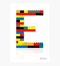 E Photographic Print