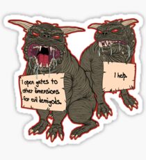 Terror Dog Shaming Sticker