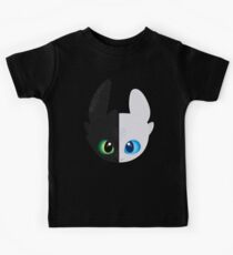 Light and Night Fury How to Train Your Dragon 3 Kids Tee