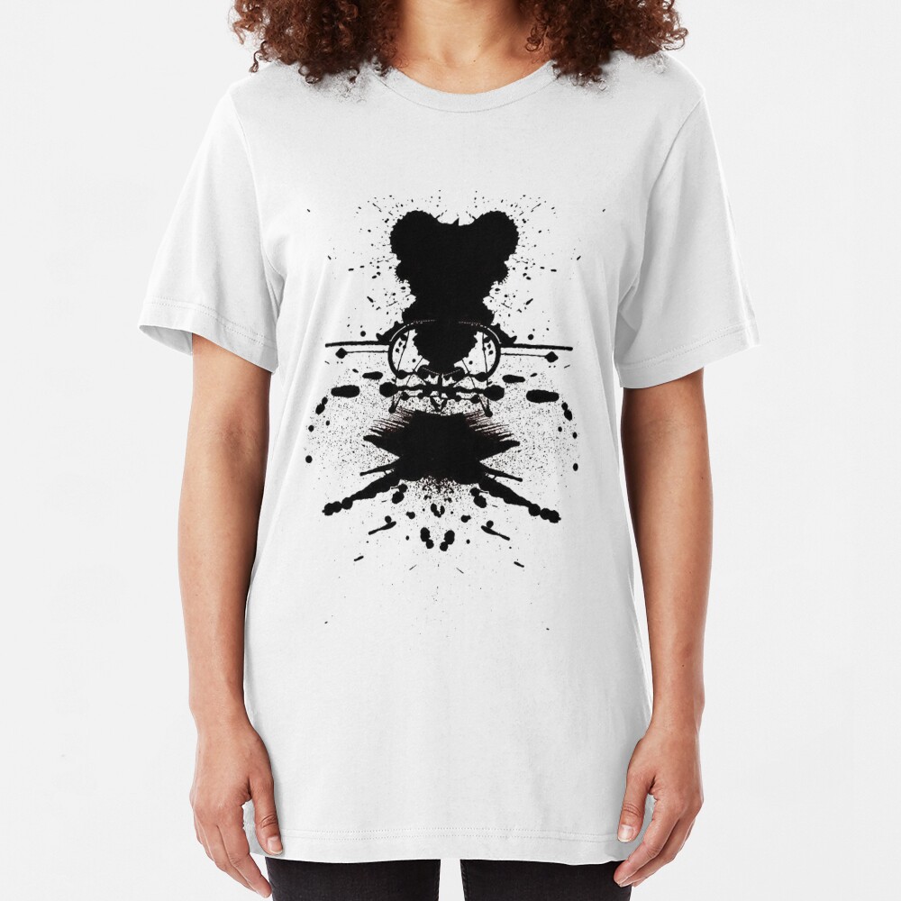 Black Heart. Slim Fit T-Shirt