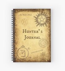 New! Supernatural Hunter's Journals! Spiral Notebook