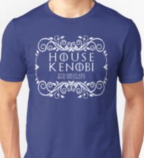 Haus Kenobi (weißer Text) Slim Fit T-Shirt