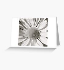 flower bw Greeting Card