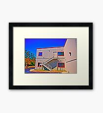 Metal Building Framed Print