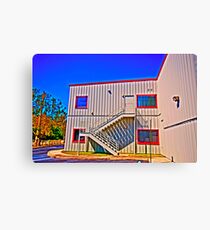 Metal Building Canvas Print