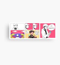 BTS: MONO MEETS HOPE WORLD (full) Canvas Print