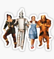 Scarecrow, Tin Man, Dorothy, and the Cowardly Lion Sticker