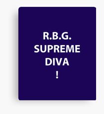 RBG Supreme Diva, Notorious, Diva, RBSSP Leinwanddruck