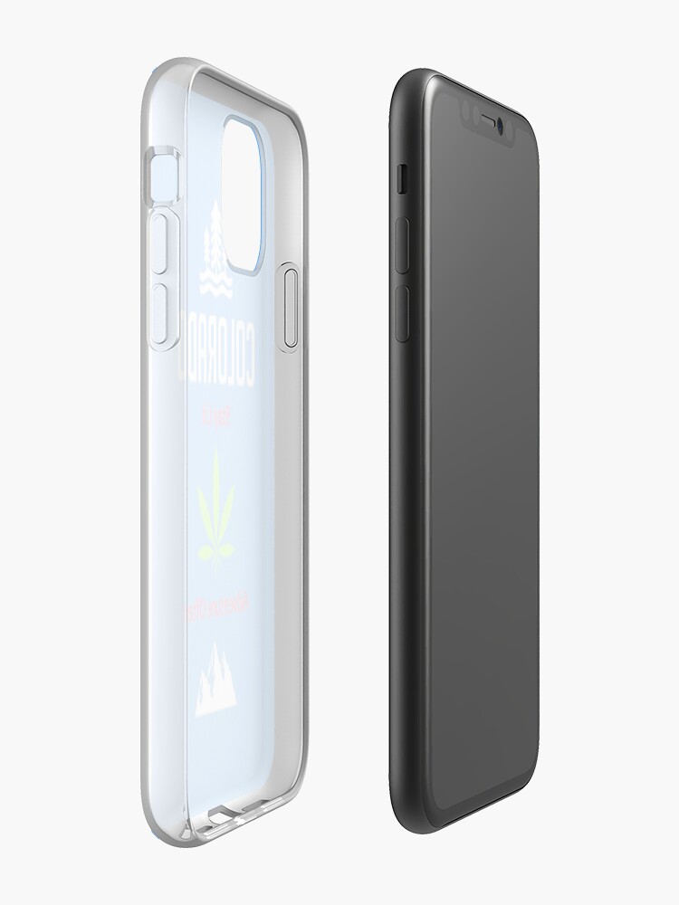 Coque iPhone « Reste allumé au Colorado », par LitCoCreation