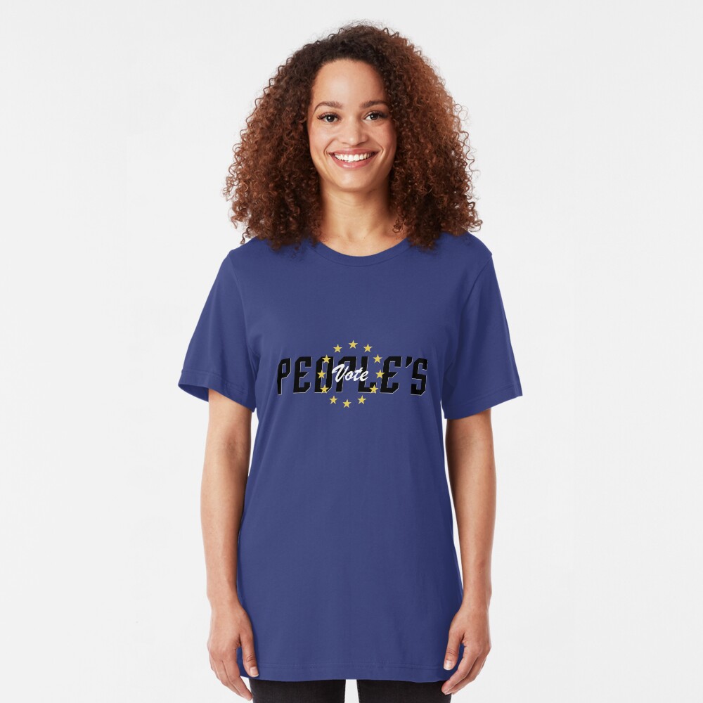 People's Vote Slim Fit T-Shirt