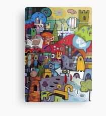 My City Imagined Metal Print