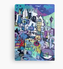 My City Conveyed Metal Print