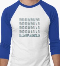 Camiseta ¾ estilo béisbol Vuelo de los Conchords - Los humanos están muertos - Binary Solo