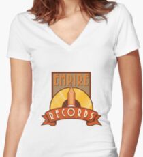 Camiseta entallada de cuello en V Empire Records