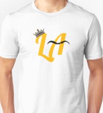 Lebron James Anthony Davis Die Stirn der Zukunft Laker Gold Slim Fit T-Shirt