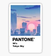 90er Jahre Tokyo Sky Sticker