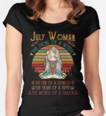 July Woman - Born in July - Queens are Born in July Women's Fitted Scoop T-Shirt