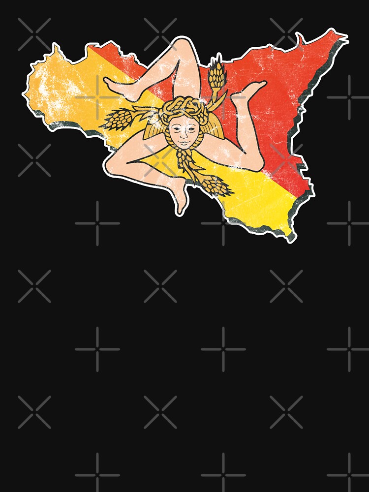 Sicily Flag Sicilian Trinacria Italian Pride by thespottydogg