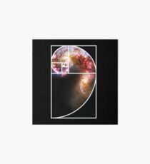 Fibonacci Spiral Galaxy Art Board