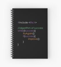 Algorithm of success Spiral Notebook