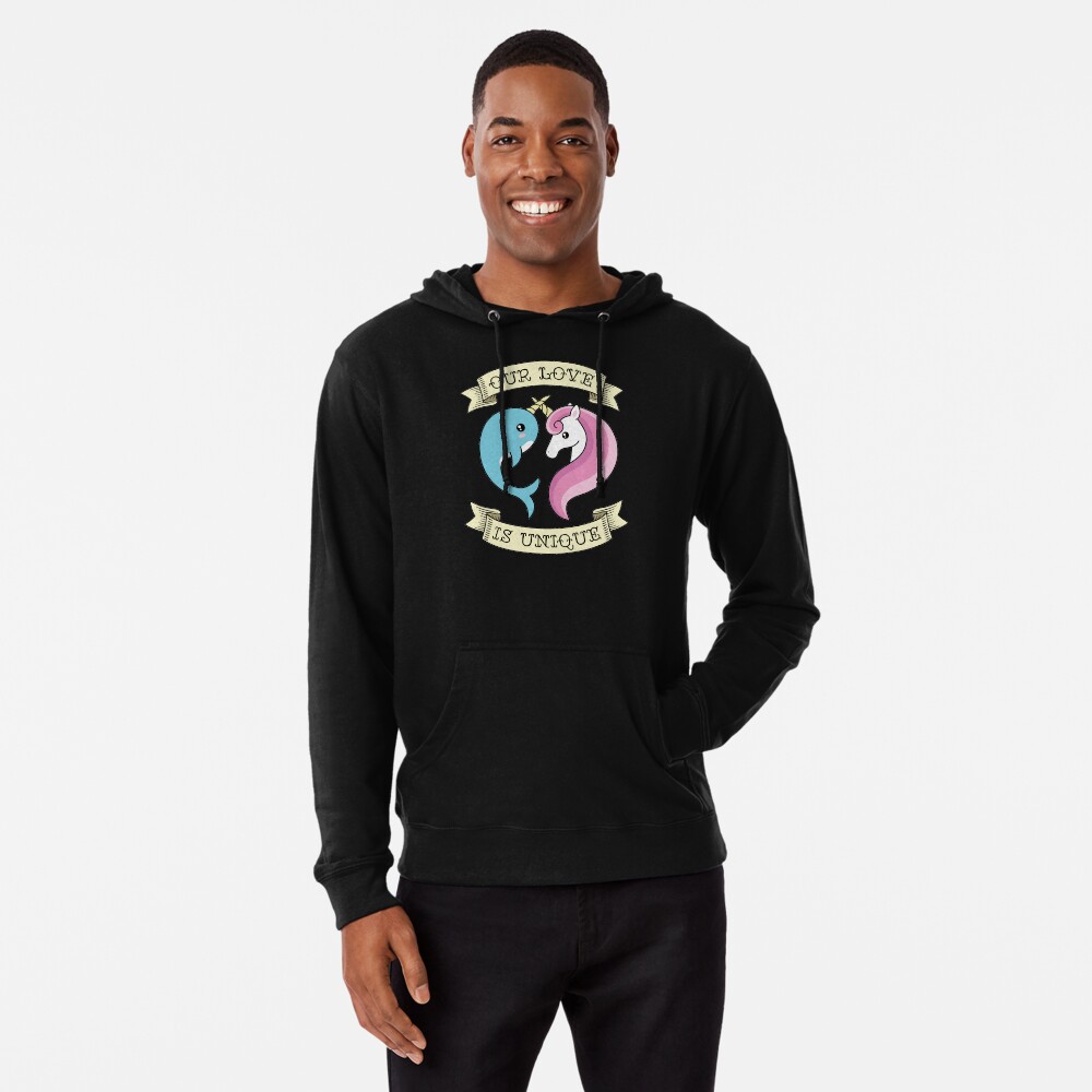 Unique Love Lightweight Hoodie