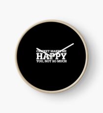 Cricket Funny Gift Idea Clock
