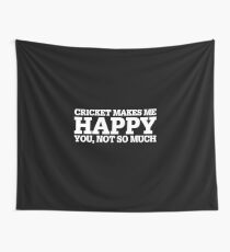 Cricket Funny Gift Idea Wall Tapestry