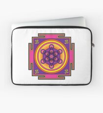 Funda para portátil Mandala del cubo de Metatron