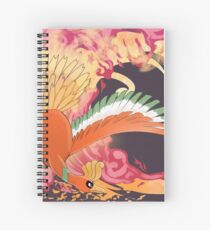 Ho-Oh (Okami Inspired) Spiral Notebook