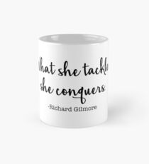 What she tackles, she conquers Mug