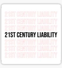 21st Century Liability Sticker