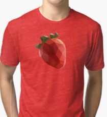 Polygon Strawberry Tri-blend T-Shirt