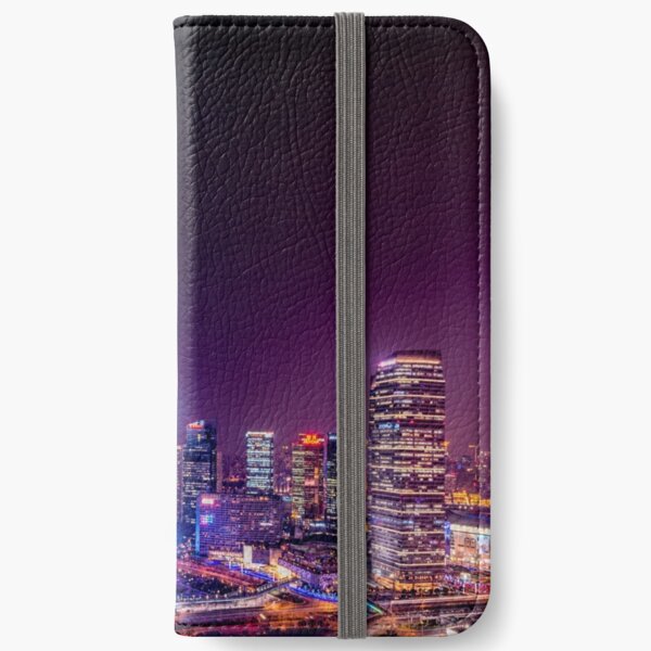 Metropolis Mega City Nights iPhone Wallet